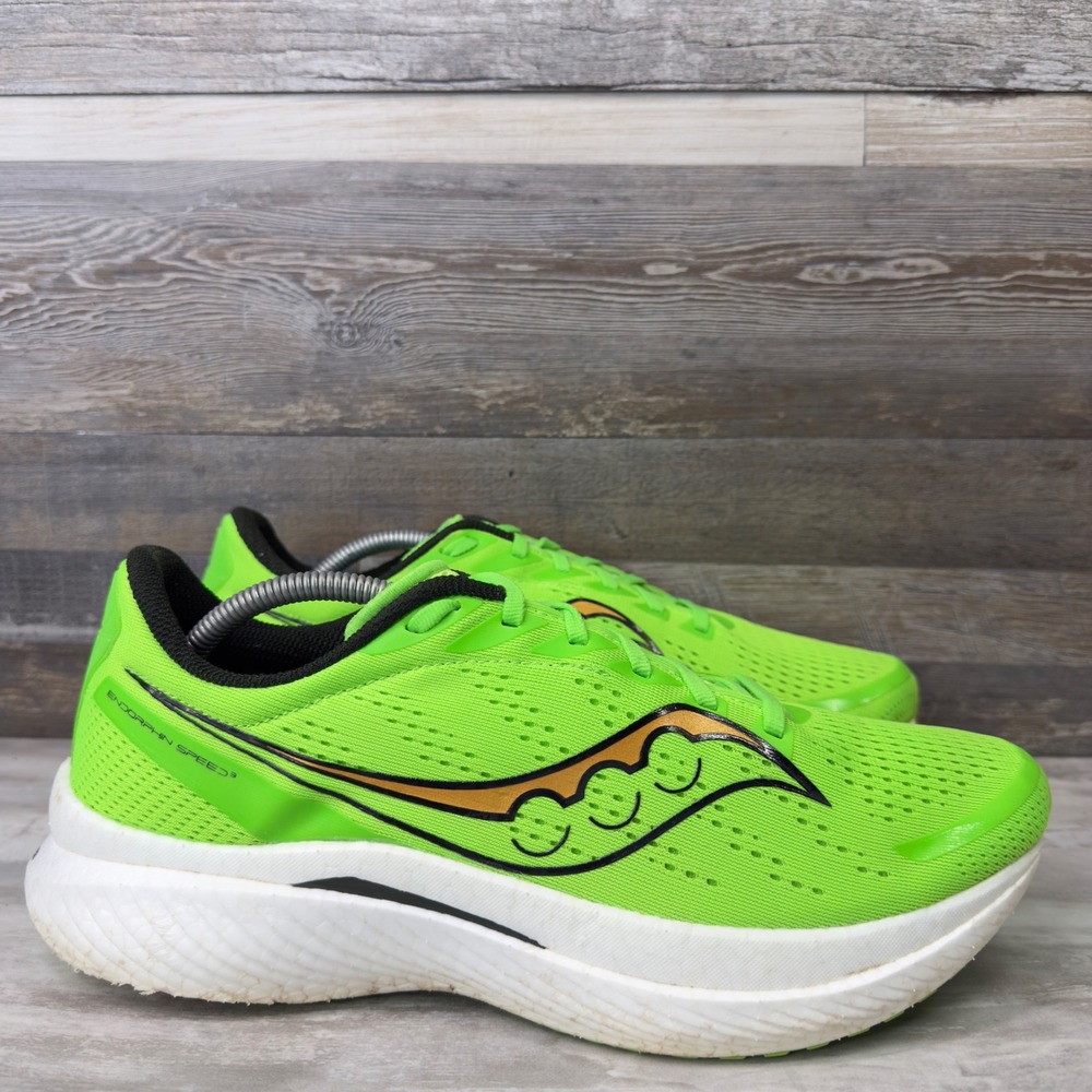 Saucony Endorphin Speed 3 Mens Size 11.5 Running Shoes S20756-36 Neon Green